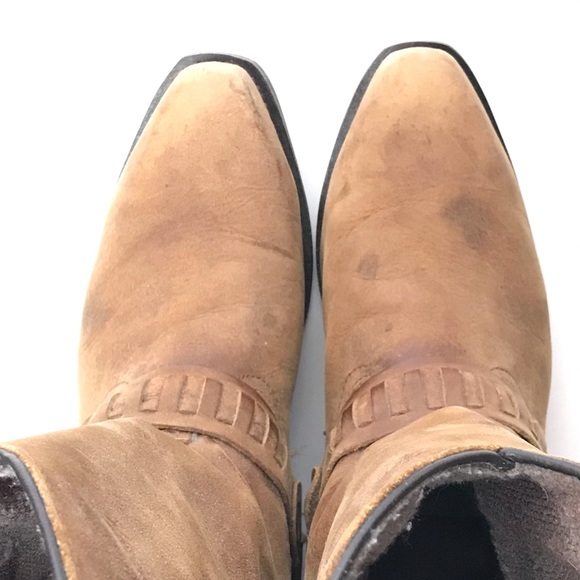 Men's Tan Leather Harness Boots Size 9D Durango - Picture 9 of 11